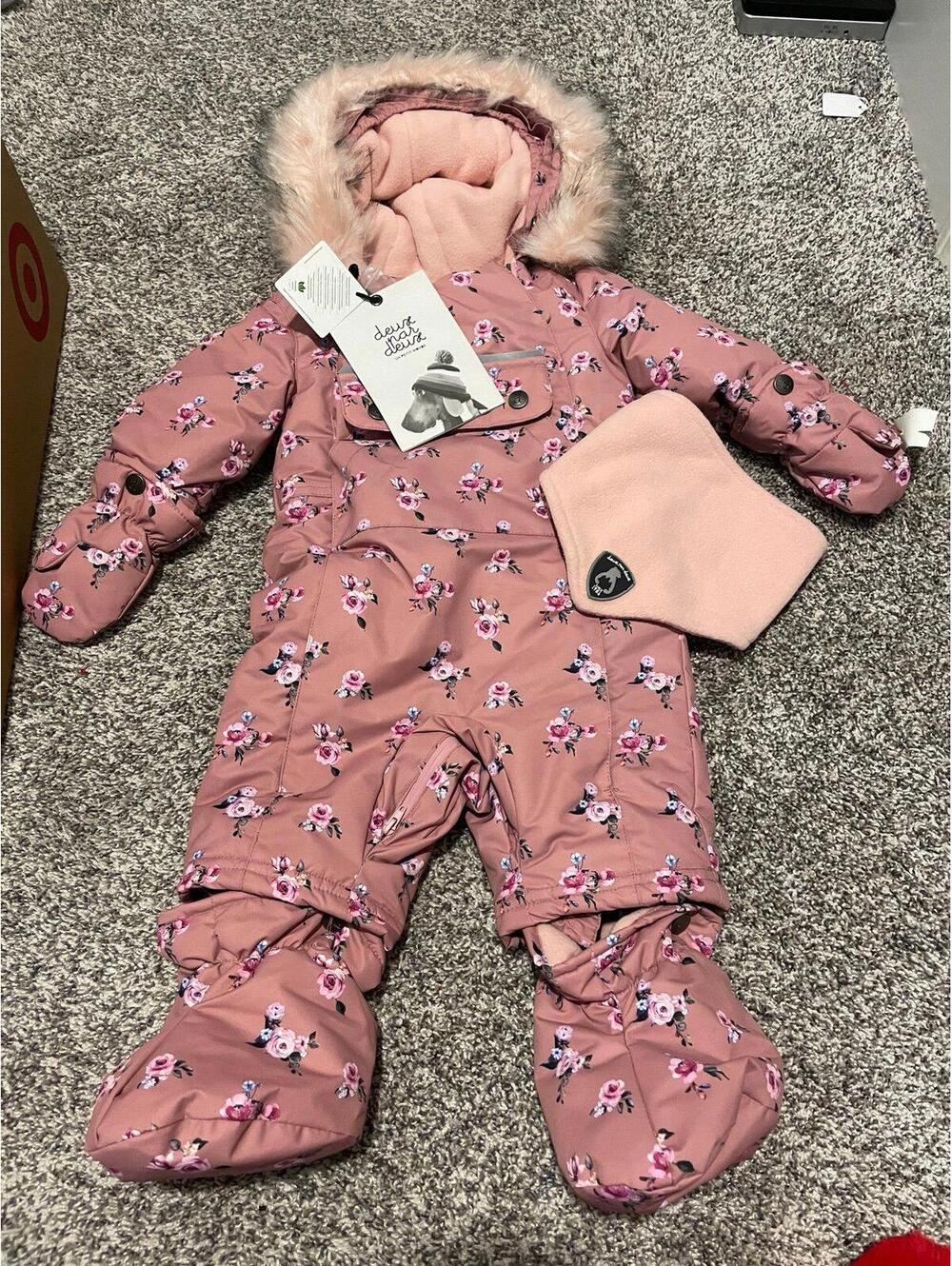 Duex par Duex car seat friendly baby Snow suit
